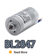 BL2847I, BL2847, B2847M, 28 mm de rotor interno pequeño Motor eléctrico de CC sin escobillas.webp