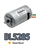 BL5285I, BL5285, B5285m, 52 mm de rotor interno pequeño Motor eléctrico de CC sin escobillas.webp