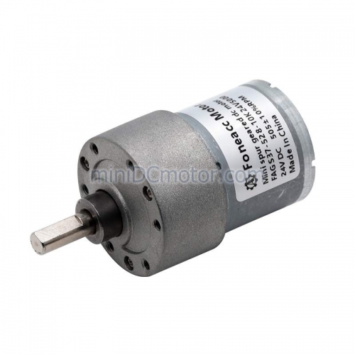 GS37-528 Motor eléctrico de CC con reductor de dientes rectos pequeños de 37 mm