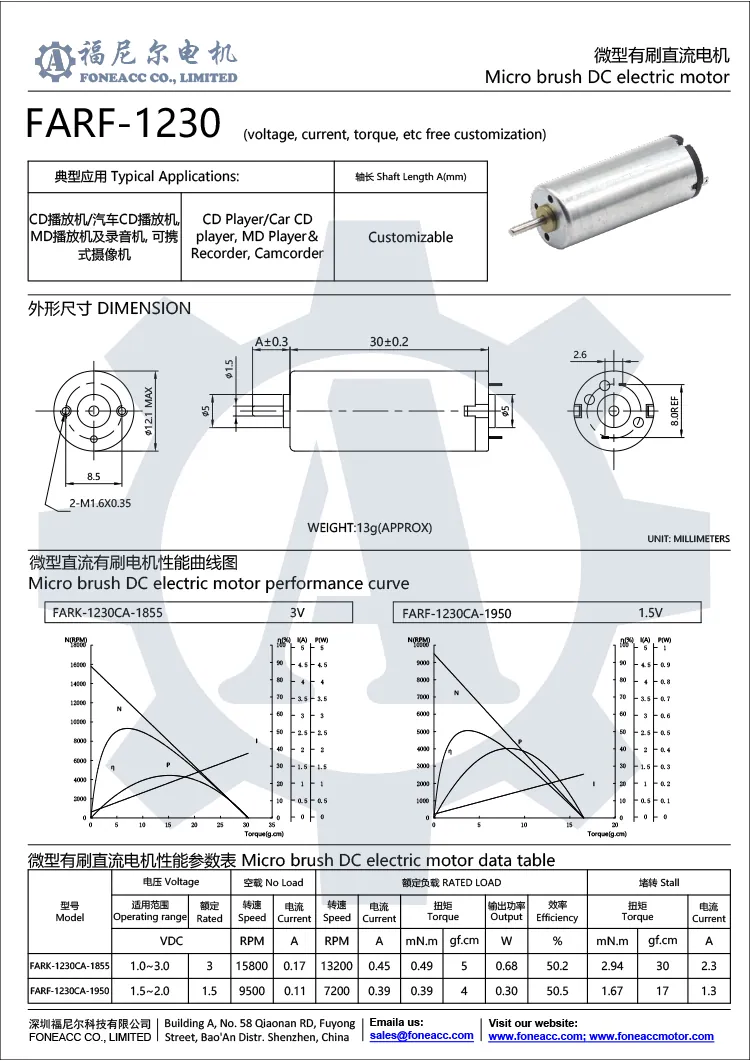 rf-1230 12 mm micro cepillo dc motor eléctrico.webp